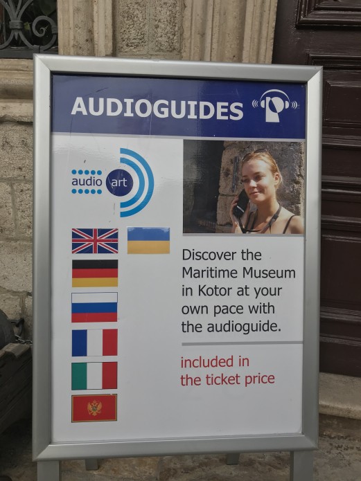 У Морському музеї Чорногорії з’явився аудіогід українською