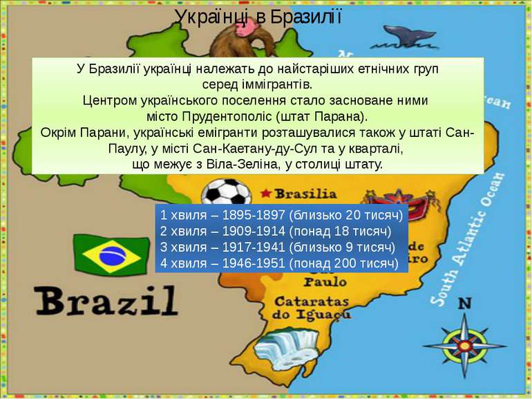 На честь 130-ї річниці початку української імміграції до Бразилії у місті Марінга встановлять пам’ятний камінь