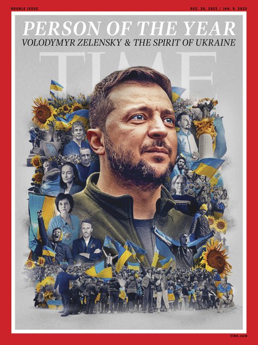 Time назвав людиною року Зеленського та «дух України»