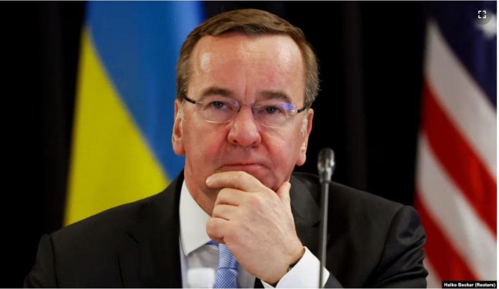Європа компенсуватиме Києву брак допомоги США, – міністр оборони ФРН Пісторіус /// Europe will compensate Kyiv for the lack of US aid, – German Defense Minister Pistorius