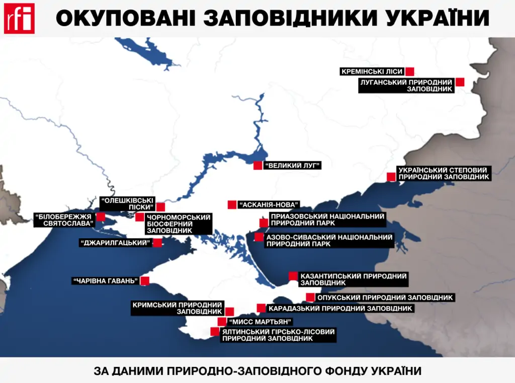 Природоохоронні території України в умовах російської агресії